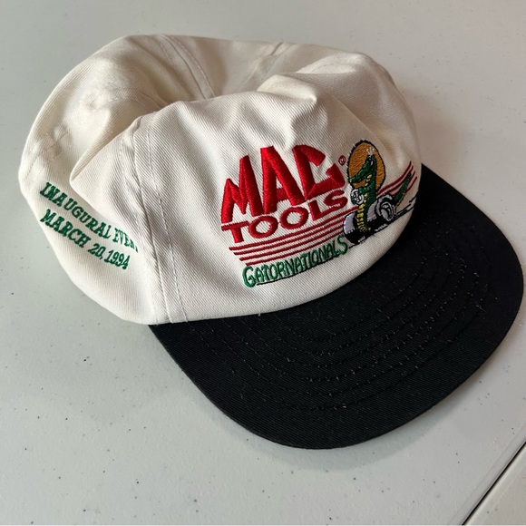 VTG 1994 MAC TOOLS NHRA DRAG RACING CAP/HAT FLORIDA GATORNATIONALS WINSTON - Picture 5 of 7